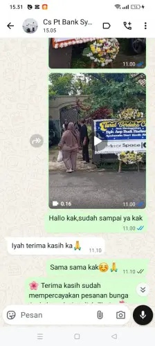 Testimonial Papan Bunga banyuwangi